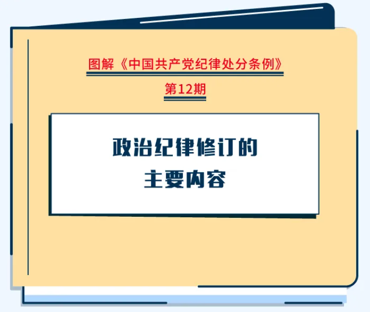 【黨紀學習教育】政治紀律修訂的主要內容